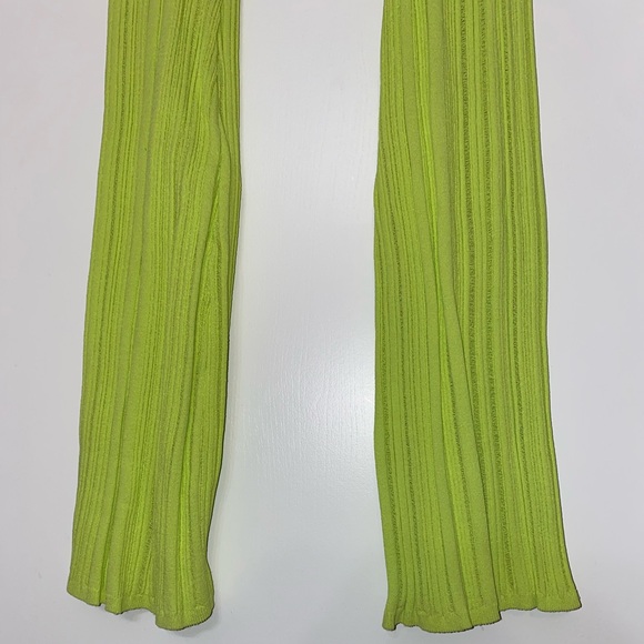 MARCO RAMBALDI SSENSE Lime Viscose Knit Pant Sz 38 ( XS-S) NWT - Picture 3 of 12